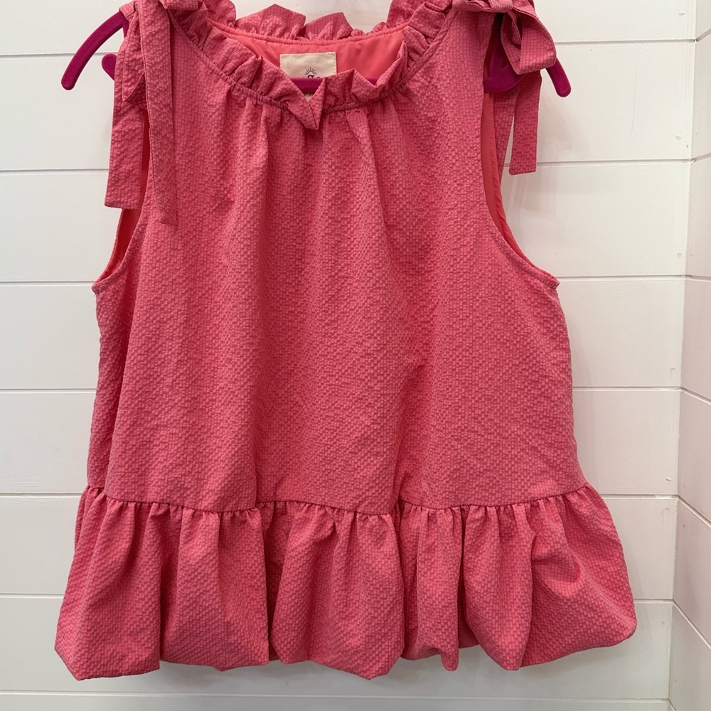Pink Ruffle Top - Picture 4 of 4